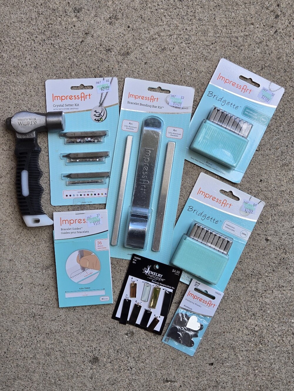 NEW Set of ImpressArt metal stamping tools & accessories custom jewelery